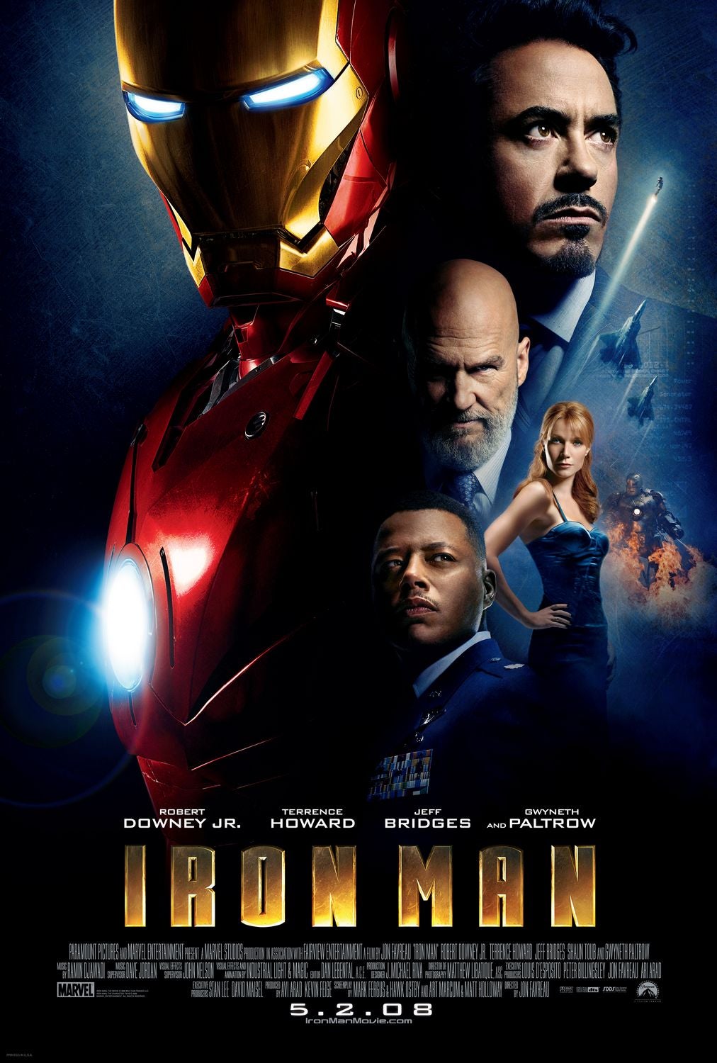 Iron man movie poster- 2008